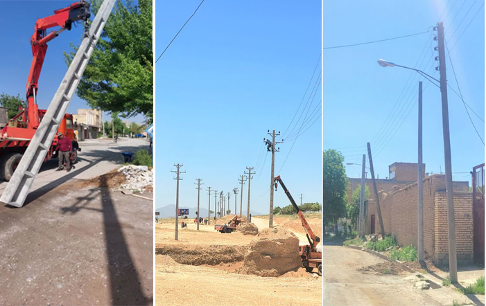 بهینه سازی شبکه برق در روستاهای دستگرد ، ایرانچه ، سورک و مجتمع فن آوران شهرستان فرخشهر